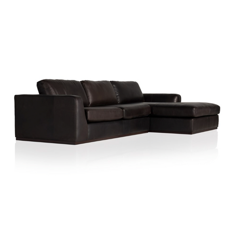 Colt 2Pc Sectional-RAF Chaise-Heirloom Cigar