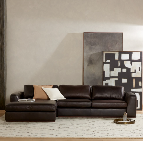 Colt 2Pc Sectional-LAF Chaise-Heirloom Cigar