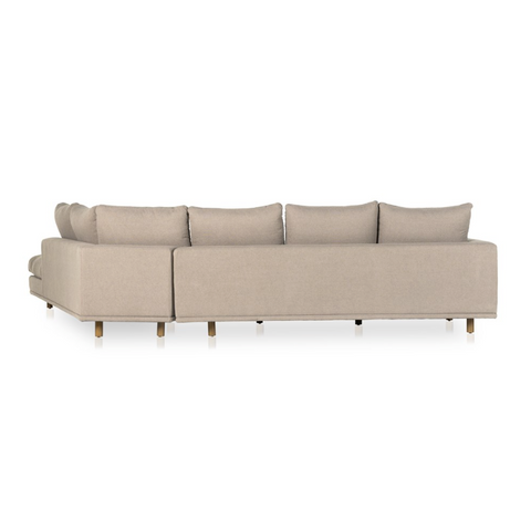 Dom 2Pc Right Angle Chaise Sectional - Portland Cobblestone