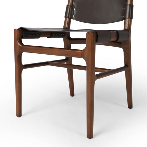 Joan Dining Chair - Espresso Leather