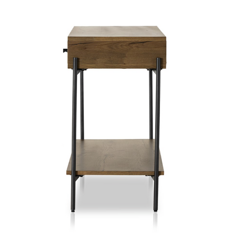 Eaton Console Table  - Amber Oak Resin