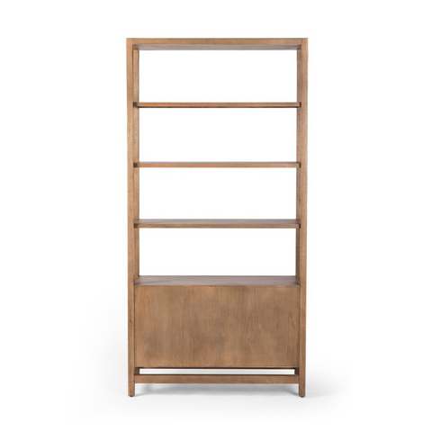 Roswell Bookcase - Toasted Ash Solid