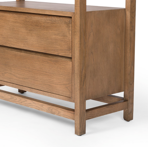 Roswell Bookcase - Toasted Ash Solid