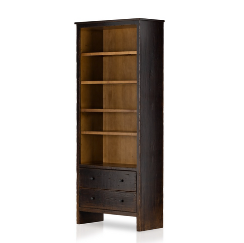 Macgregor Bookcase - Distressed Walnut