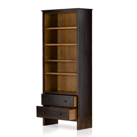 Macgregor Bookcase - Distressed Walnut