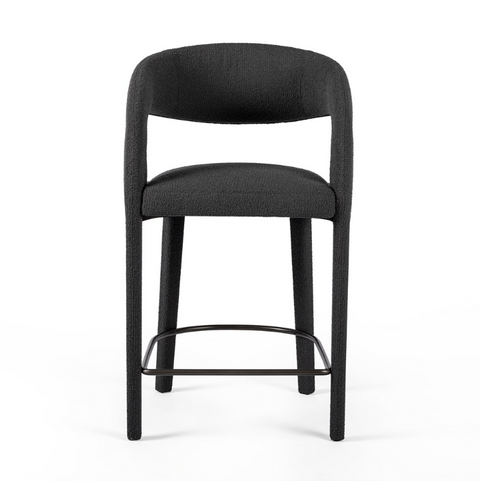 Hawkins Counter Stool - Fiqa Boucle Charcoal