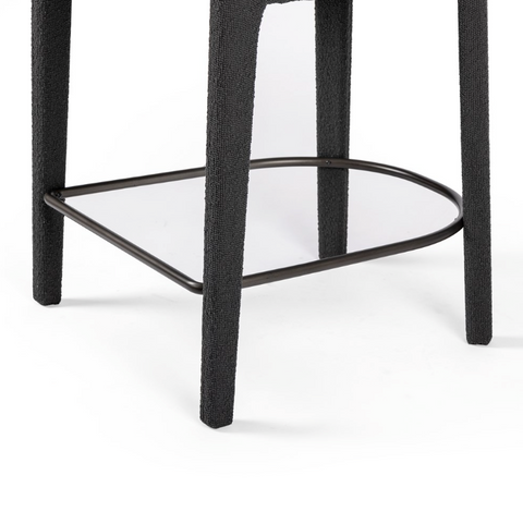 Hawkins Counter Stool - Fiqa Boucle Charcoal