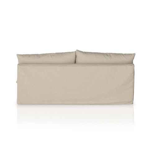 Grant Slipcover Armless Sofa 74" - Antwerp Natural