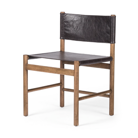 Kena Dining Chair - Sonoma Black w/ Solid Parawood