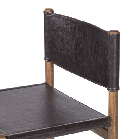 Kena Dining Chair- Sonoma Black w/ Solid Parawood