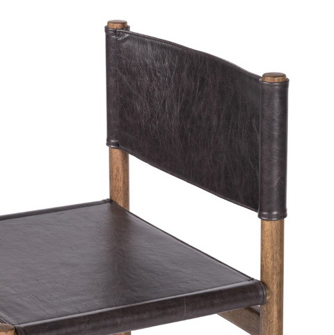 Kena Dining Chair - Sonoma Black w/ Solid Parawood