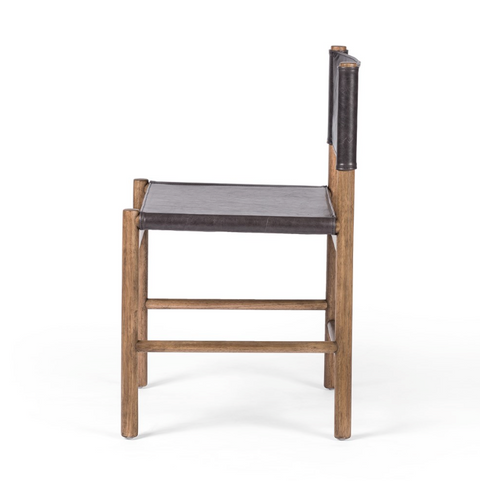Kena Dining Chair- Sonoma Black w/ Solid Parawood