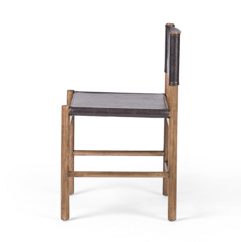 Kena Dining Chair - Sonoma Black w/ Solid Parawood
