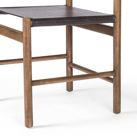 Kena Dining Chair - Sonoma Black w/ Solid Parawood