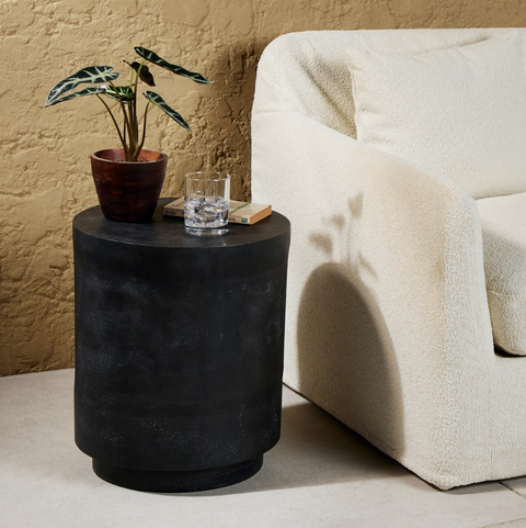 Javi Outdoor End Table - Aged Grey