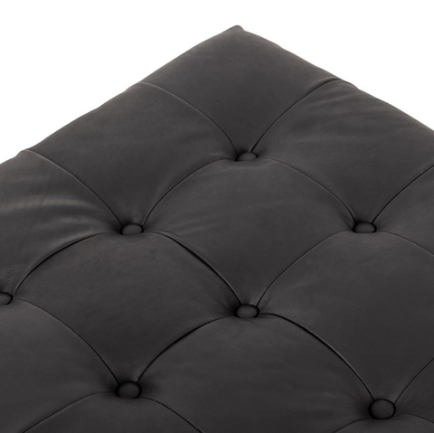 Halston Ottoman - Heirloom Black