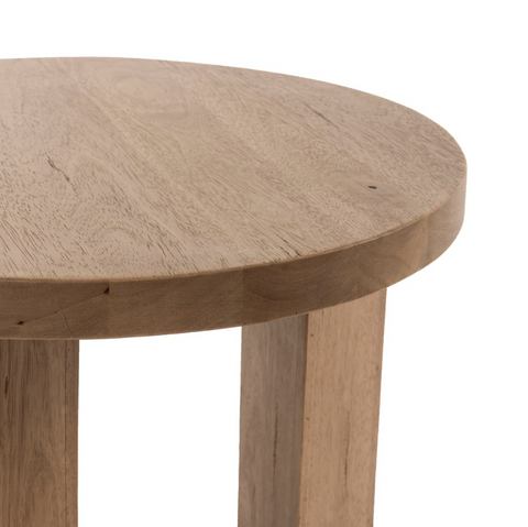 Mesa End Table - Light Brushed Parawood