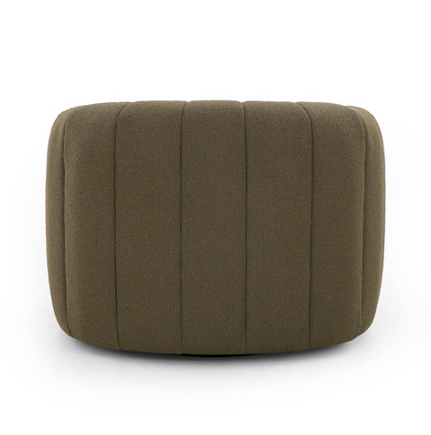 Elliana Swivel Chair - Fiqa Boucle Olive