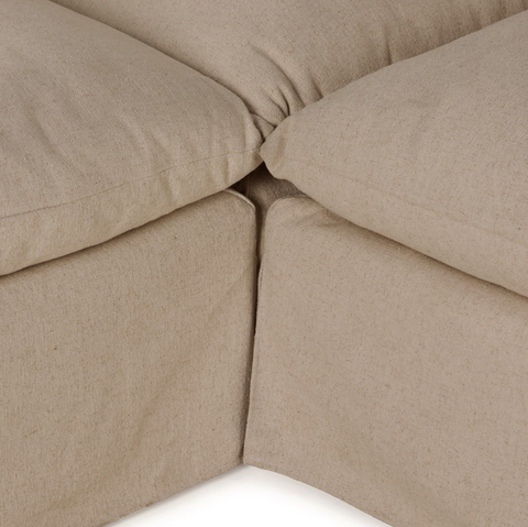 Grant Slipcover 5Pc Sectional 174"- Antwerp Taupe
