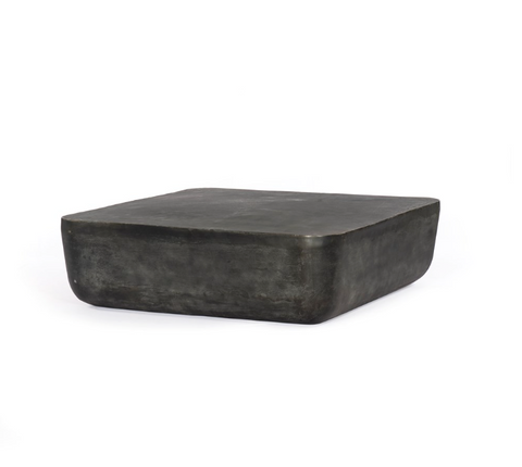 Basil Square Outdoor Coffee Table 48" -Aged Grey