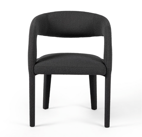 Hawkins Dining Chair- Fiqa Boucle Charcoal