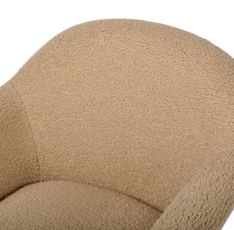 Suerte Desk Chair- Sheepskin Camel