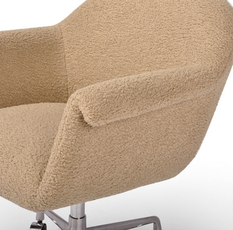 Suerte Desk Chair- Sheepskin Camel