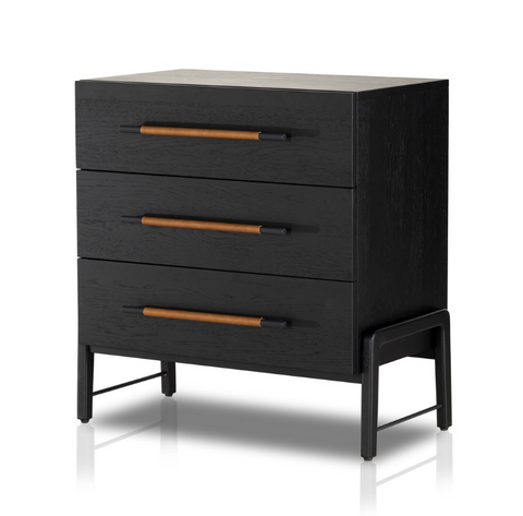 Rosedale 3 Drawer Dresser-Ebony Oak