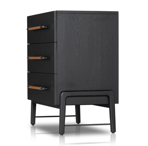 Rosedale 3 Drawer Dresser-Ebony Oak