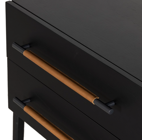 Rosedale Nightstand-Ebony Oak