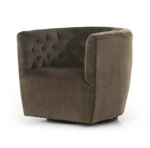 Hanover Swivel Chair- Surrey Olive