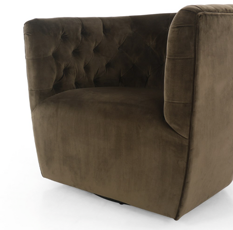 Hanover Swivel Chair- Surrey Olive