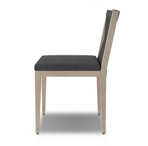 Sherwood Outdoor Dining Chair-Grey/Fiqa Boucle Slate