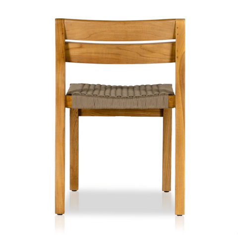 Egan Outdoor Dining Chair - Natural teak
