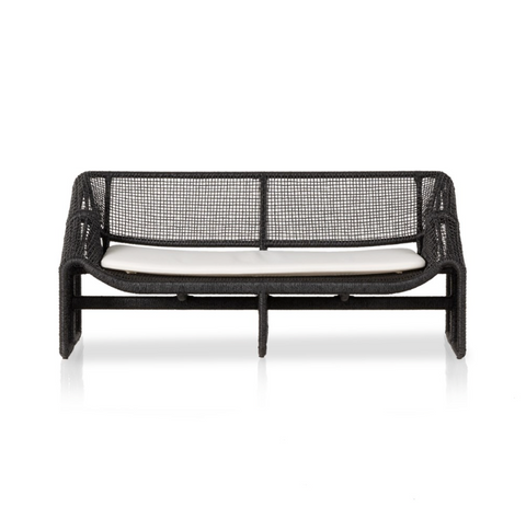 Selma Outdoor Sofa - Faux Black Hyacinth