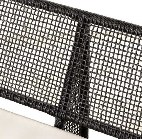 Selma Outdoor Sofa - Faux Black Hyacinth