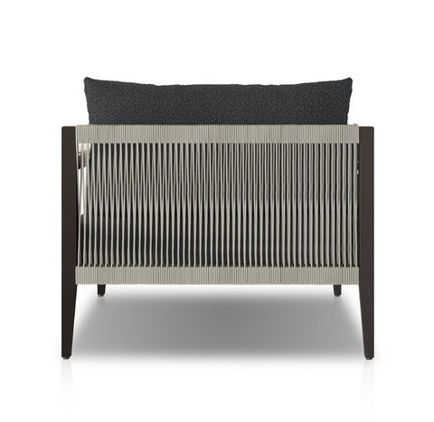 Sherwood RAF Sectional Chaise-Bronze/Fiqa Boucle Slate