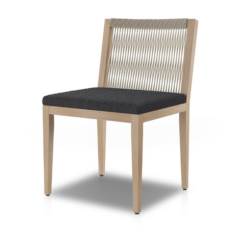 Sherwood Dining Chair-Brown/Fiqa Boucle Slate
