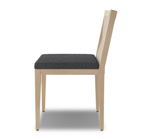 Sherwood Dining Chair-Brown/Fiqa Boucle Slate
