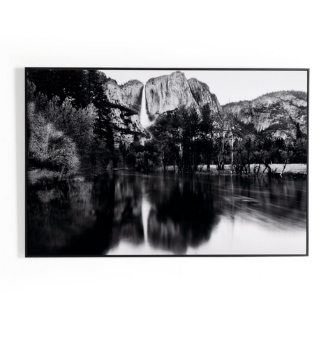 Merced River & Yosemite Falls By Getty- Black