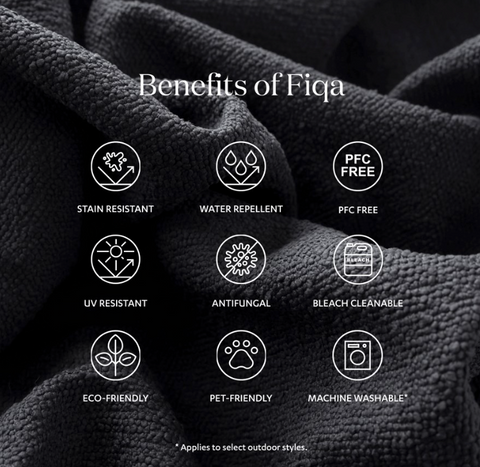 Sherwood LAF Sectional Chaise-Grey/Fiqa Boucle Slate