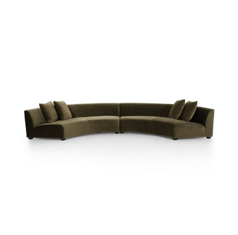 Liam 2-Pc Sectional-Surrey Olive