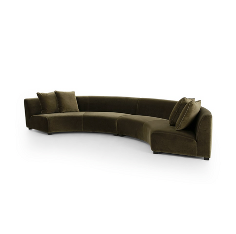 Liam 2-Pc Sectional-Surrey Olive