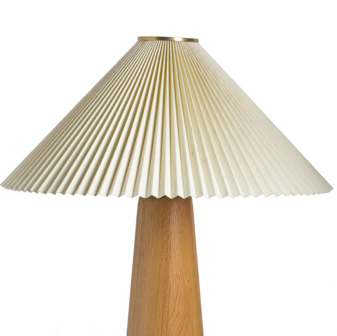 Nora Table Lamp - Light Oak