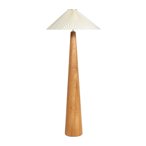 Nora Floor Lamp-Light Oak
