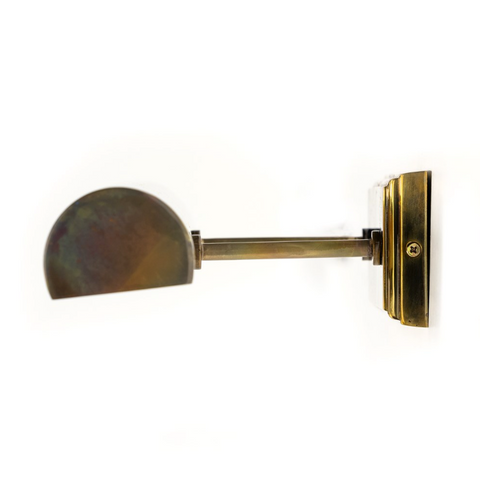 Clement Wide Picture Light - Burnt Brass