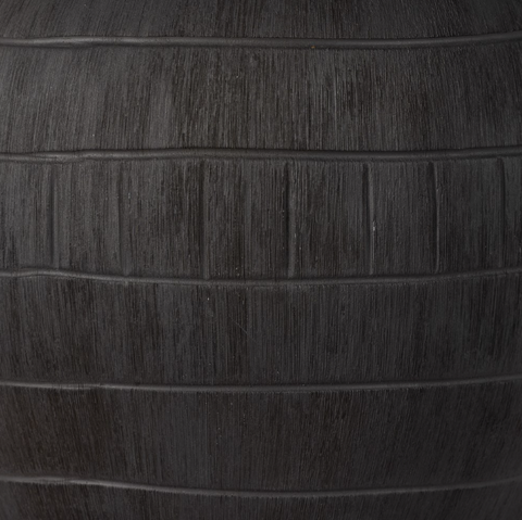 Muji Table Lamp - Textured Matte Black