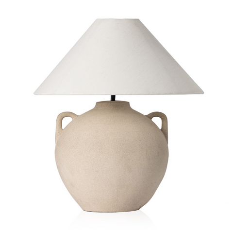 Mays Table Lamp- Light Sand Porcelain