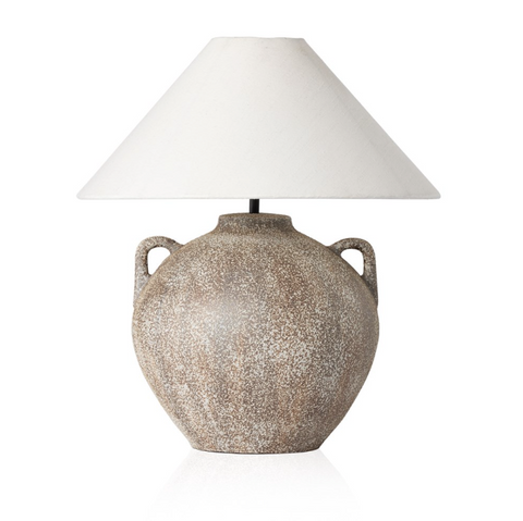 Mays Table Lamp- Vintage Brown Ceramic