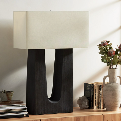 Cuit Table Lamp-Textured Matte Black